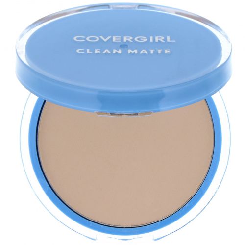 Covergirl, Clean Matte, компактная пудра, оттенок 525 «Желтовато-бежевый», 10 г (0,35 унции)