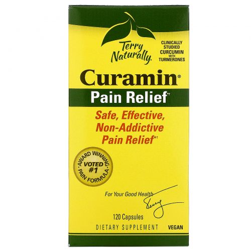 EuroPharma, Terry Naturally, Curamin, 120 капсул