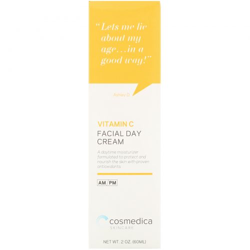 Cosmedica Skincare, Vitamin C Facial Day Cream, 2 oz (60 ml)