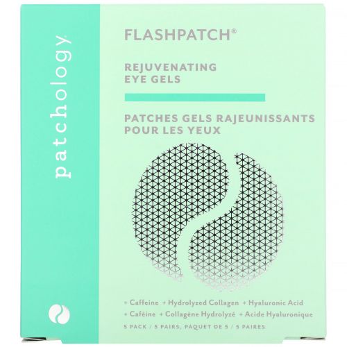 Patchology, FlashPatch Rejuvenating Eye Gels, 5 Pairs