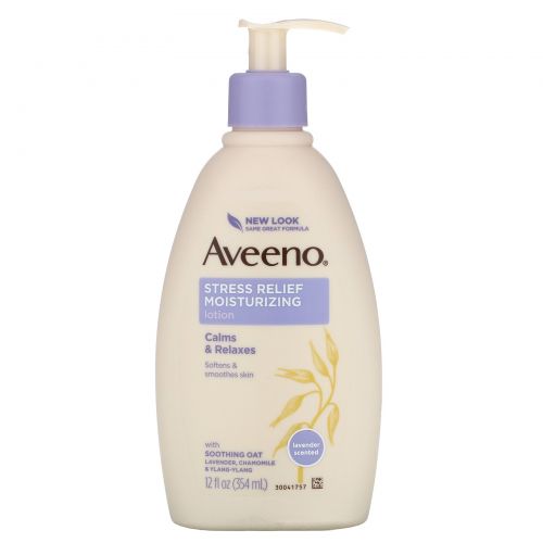 Aveeno, Active Naturals, Увлажняющий лосьон с расслабляющим действием, 12 жидких унций (354 мл)