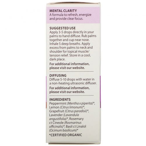 Pranarom, Essential Oil,  Mental Clarity, .17 fl oz (5 ml)