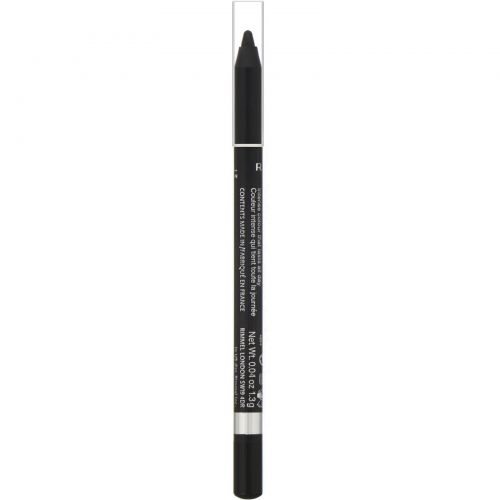 Rimmel London, Водостойкий карандаш для глаз Scandaleyes, стойкость 24 часа, оттенок 001 черный, 1,3 г