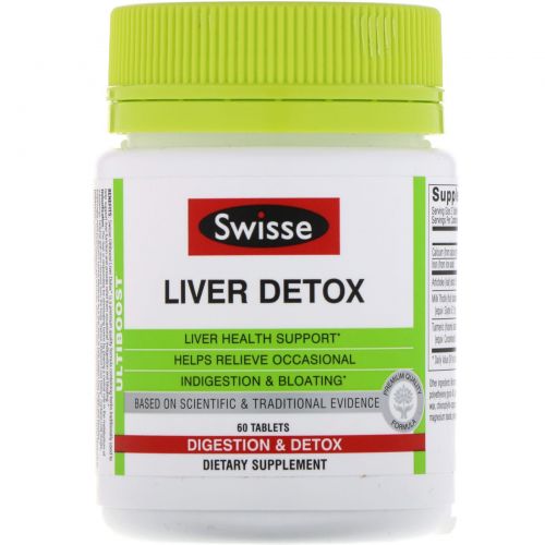 Swisse, Ultiboost, Liver Detox, 60 Tablets