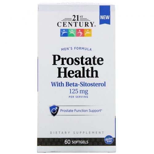 21st Century, Prostate Health with Beta-Sitosterol, 125 mg, 60 Softgels