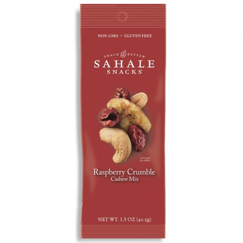 Sahale Snacks, Смесь кешью и малиновый крамбл,  9 упаковок по 1.5 унции (42.5 г)