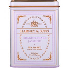 Harney & Sons, Чай с жасмином Dragon Pearl, 20 чайных саше, 1,4 унций (40 г)
