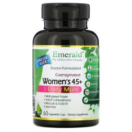 Emerald Laboratories, Coenzymated Women's 45+ 1-Daily Multi, 60 Vegetable Caps