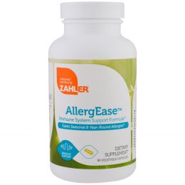 Zahler, AllergEase, формула поддержки иммунитета, 90 растительных капсул