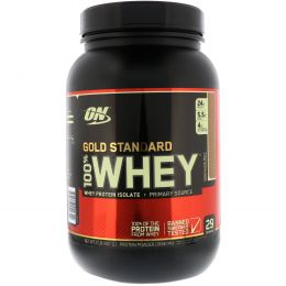 Optimum Nutrition, Gold Standard, 100% сыворотка, шоколадный солод, 2 фунта (907 г)