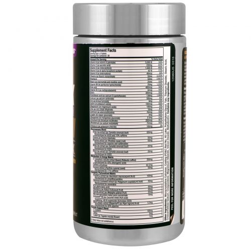 Muscletech, Vitamax, энергия и метаболизм, SX-7, черный оникс, для женщин, 120 таблеток