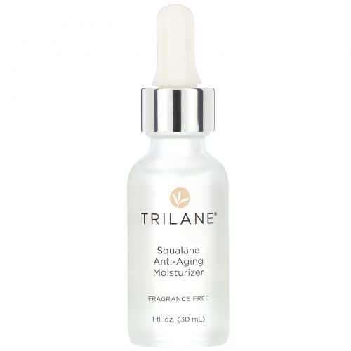 Trilane, Squalane Anti-Aging Moisturizer, Fragrance Free, 1 fl oz (30 ml)