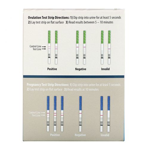 Fairhaven Health, BFP, Ovulation & Pregnancy Test Strips For Trying-To-Conceive Women, 40 Ovulation & 10 Pregnancy Tests