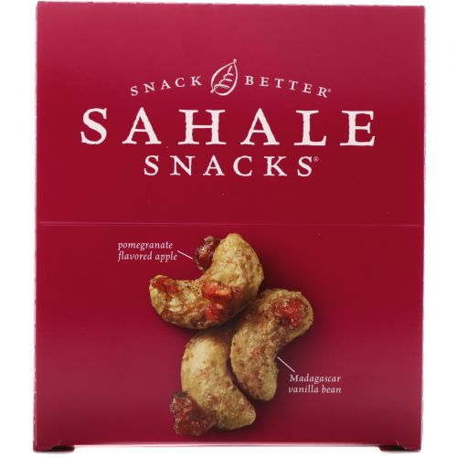 Sahale Snacks, Глазированные орехи, кешью с гранатом + ваниль, 9 пачек по 1,5 унции (42,5 г)