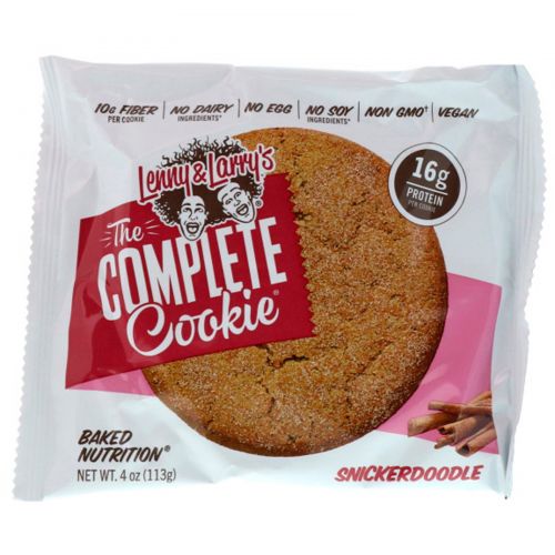 Lenny & Larry's, Полноценное печенье, Snickerdoodle, 12 шт., по 4 унции(113 г) каждое