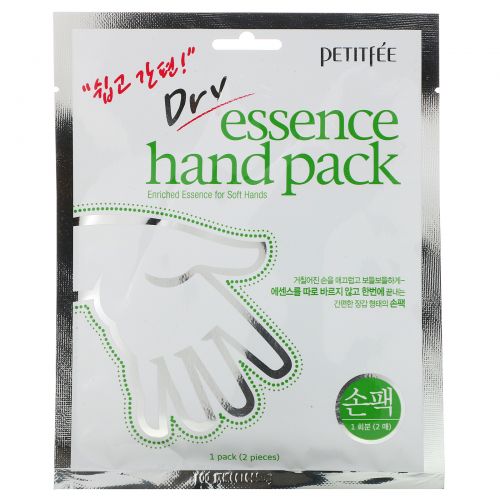 Petitfee, Маска для рук Dry Essence,  1 пара