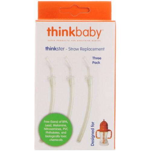 Think, Thinkbaby, Thinkster, Straw Replacement, 3 Pack