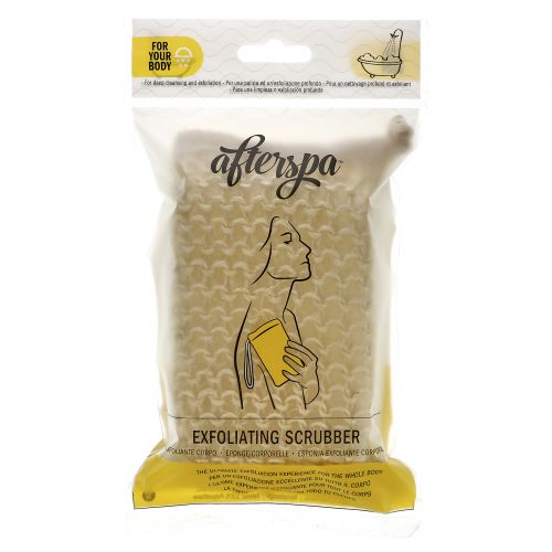 AfterSpa, Exfoliating Scrubber, 1 Scrubber