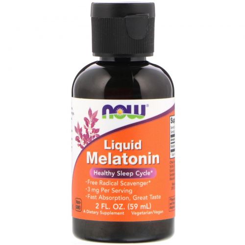 Now Foods, Liquid Melatonin, 2 fl oz (60 ml)