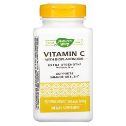 Nature's Way, Витамин C-1000 с биофлавоноидами, 250 капсул