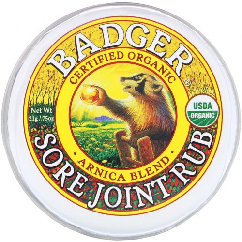 Badger Company, Крем от боли в суставах, экстракт арники, 21 г (0,75 унции)