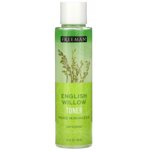 Freeman Beauty, English Willow Toner, Pore Minimizer, Deep Cleansing, 6.1 fl oz (180 ml)