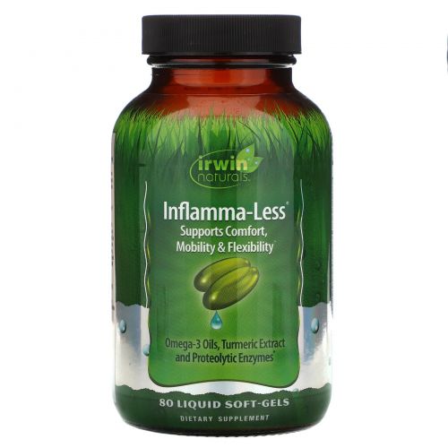 Irwin Naturals, Inflamma-Less, 80 гелевых капсул