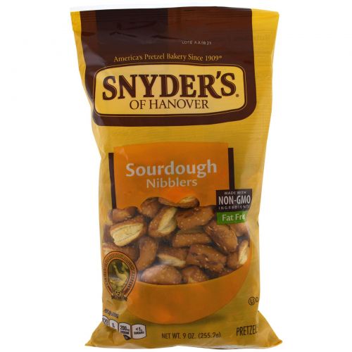 Snyder's, Бретцель, ниблеры для закваски, 9 унций (255,2 г)