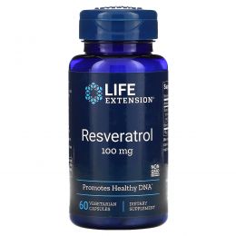 Life Extension, Resveratrol, 100 mg, 60 Vegetarian Capsules