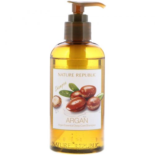 Nature Republic, Argan Essential Deep Care Shampoo, 10.13 fl oz (300 ml)