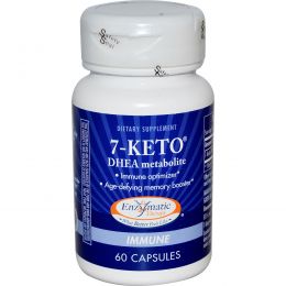 Enzymatic Therapy, 7-KETO, метаболит Дегидроэпиандростерона, 60 капсул