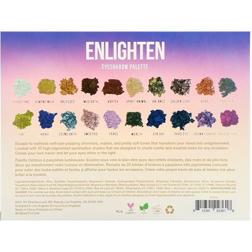 IBY Beauty, Eyeshadow Palette, Enlighten, 0.7 oz (20 g)