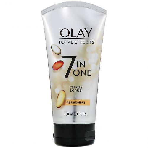 Olay, Total Effects, 7 в 1, освежающий цитрусовый скраб, 150 мл (5 жидк. унций)