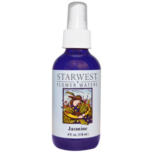 Starwest Botanicals, Цветочные воды, жасмин, 4 жидк. унц. (118 мл)