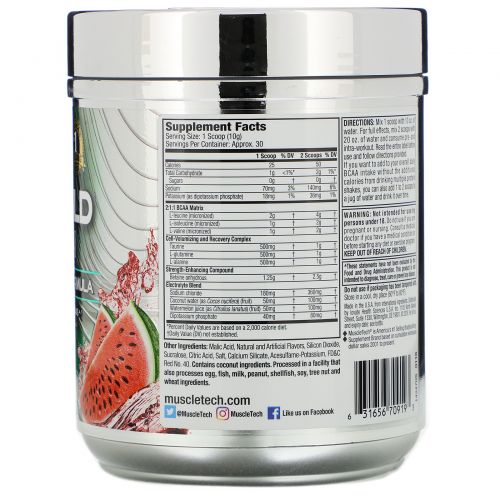 Muscletech, Amino Build Next Gen, Watermelon, 9.74 oz (276 g)