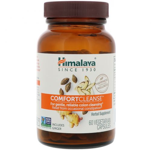 Himalaya, Comfort Cleanse, 60 вегетарианских капсул