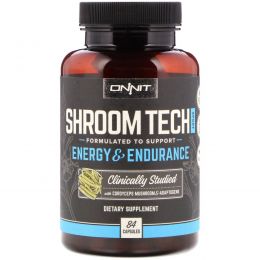 Onnit, Спортивная добавка Shroom Tech Sport, энергия и выносливость, 84 капсулы