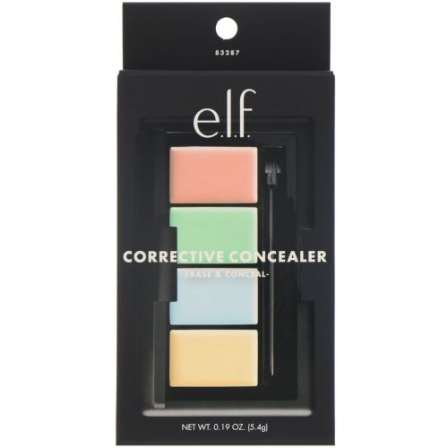 E.L.F., Корректирующий консилер, Erase & Conceal, 5,4 г