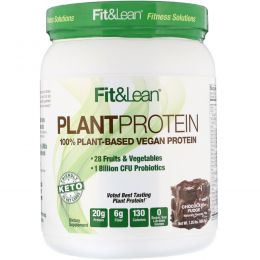 Fit & Lean, Plant Protein, Chocolate Fudge, 1.25 lb (565.5 g)