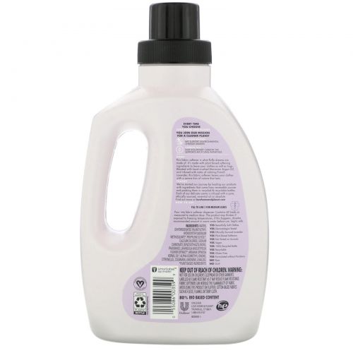 Love Home & Planet, Fabric Softener, Lavender & Argan Oil, 40 fl oz (1.18 l)