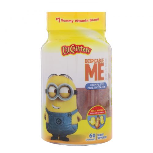 L'il Critters, Despicable Me Complete Multivitamin, Natural Fruit Flavors, 60 Gummies