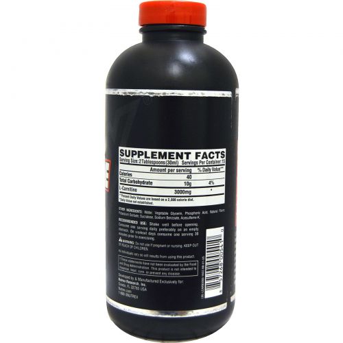 Nutrex Research Labs, Liquid Carnitine 3000, Ягодный взрыв, 473 мл