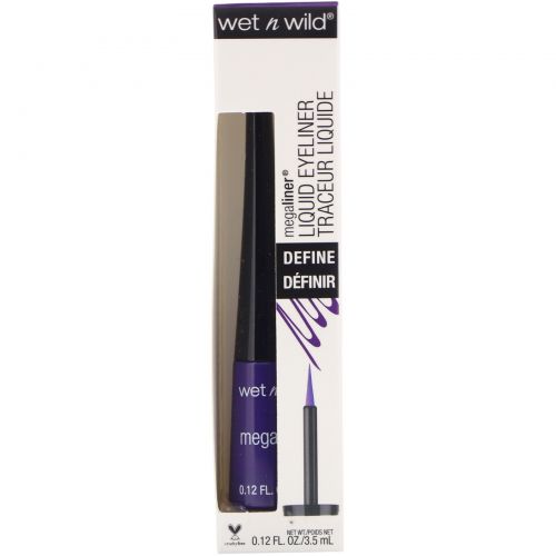 Wet n Wild, Жидкая подводка для глаз MegaLiner, оттенок Electric Purple, 3,5 мл