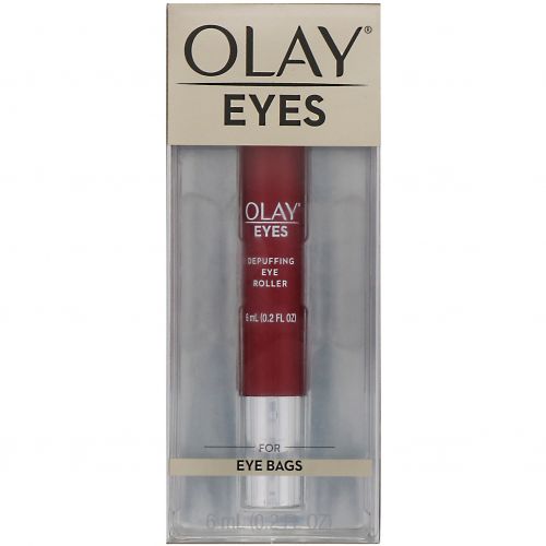 Olay, Eyes, шариковое средство против отечности глаз, 6 мл (0,2 жидк. унции)