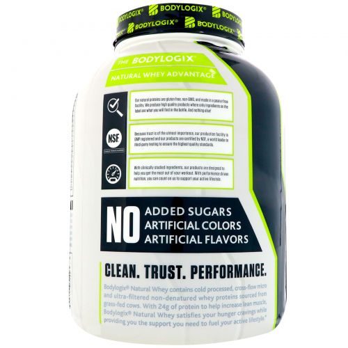 Bodylogix, Natural Whey, Decadent Chocolate, 4 lbs (1.8 kg)
