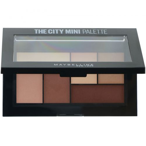 Maybelline, Палетка теней для век The City Mini, 480 «Популярный матовый», 4 г