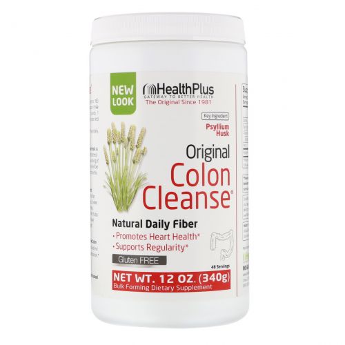 Health Plus Inc., Оригинальное средство очистки толстой кишки (Colon Cleanse), шаг 1, 12 унций (340 г)