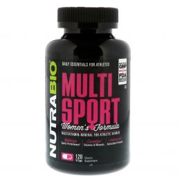 NutraBio Labs, MultiSport Women's Formula, 120 V-Caps