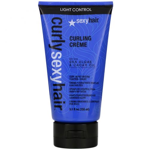 Sexy Hair, Curly Sexy Hair, Curling Creme, 5.1 fl oz (150 ml)