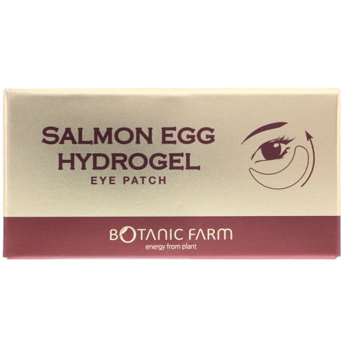 Botanic Farm, Salmon Egg Hydrogel Eye Patch, 90 g